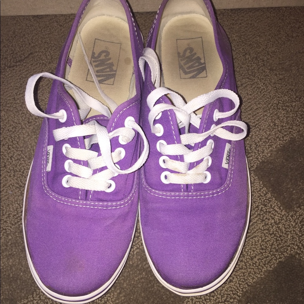 Vans- purple size 8.5 women’s